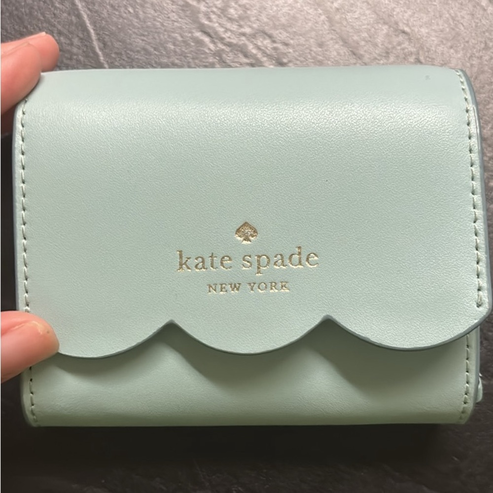 blue kate spade wallet